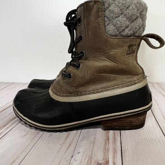 Sorel Slimpack Lace II Waterproof Snow Boots - Picture 1 of 9